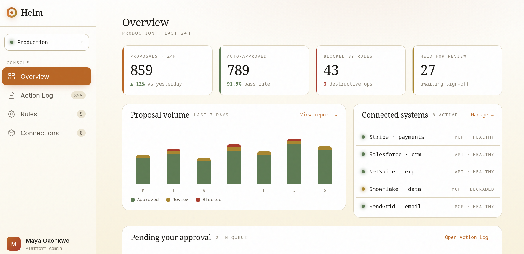 Governing MCP Tool Calls: Why AI Agents Need a Control Layer Before They Touch Production